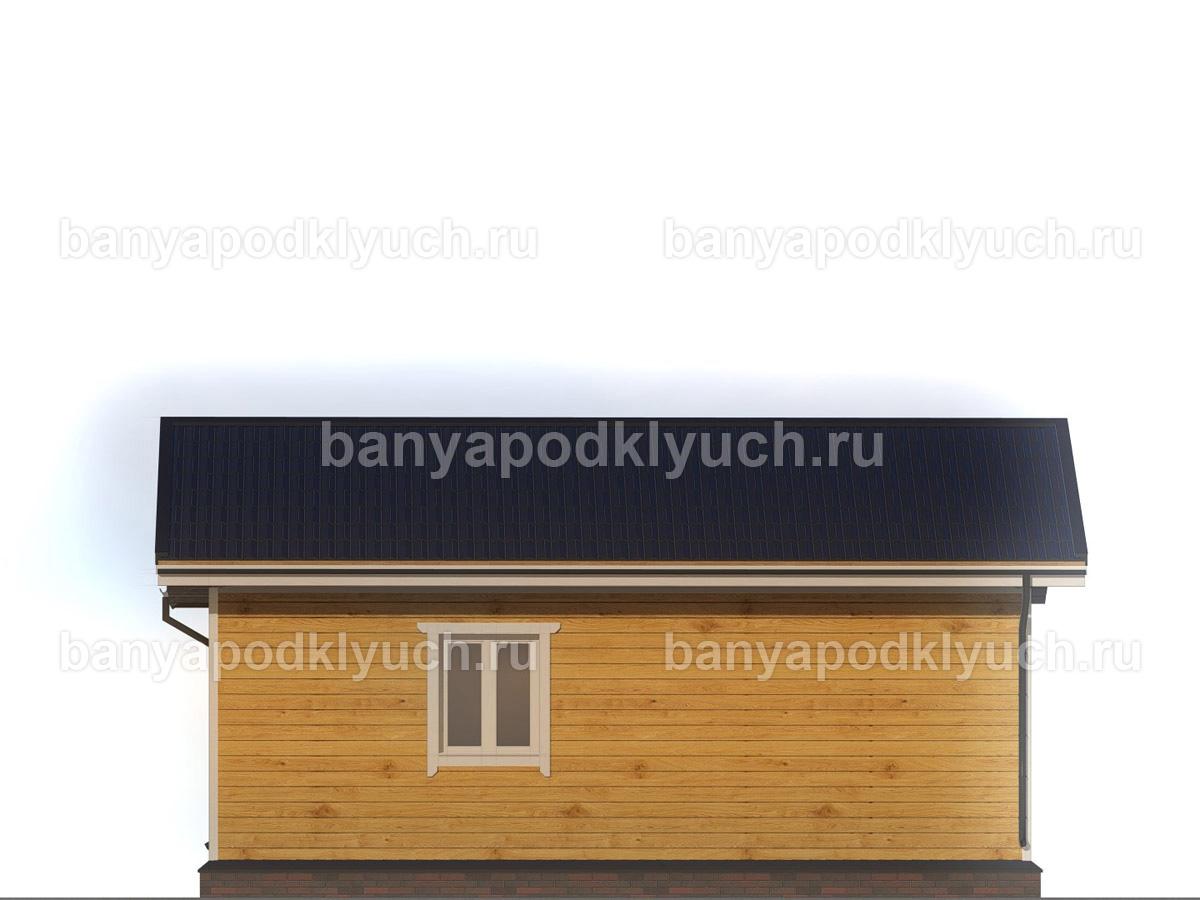 Баня из бруса 8x6 м Баня из бруса 8x6 м