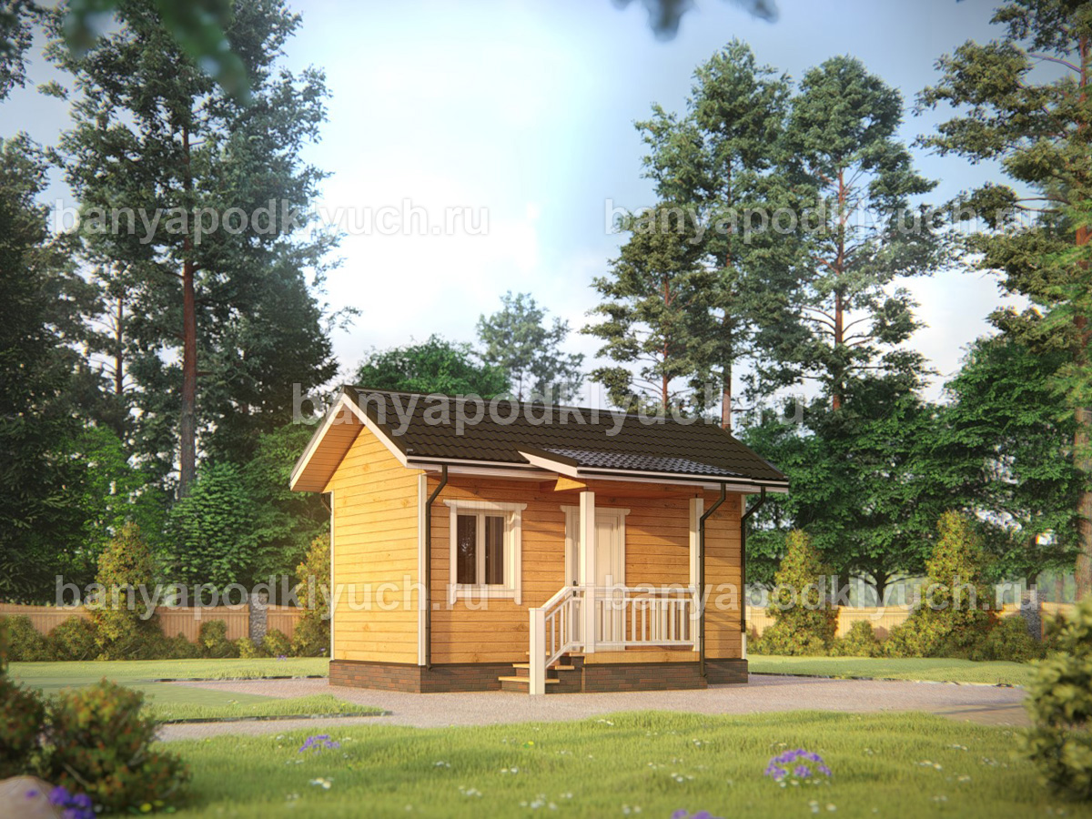 Баня из бруса 6x3 м Баня из бруса 6x3 м